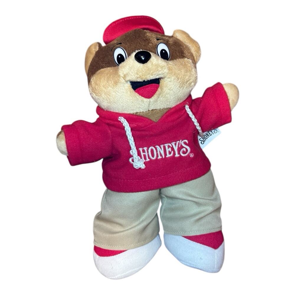 Shoney's Restaurant Shoney Bear Red Hoodie Plush 12" Teddy Bear 2017 4863-082017